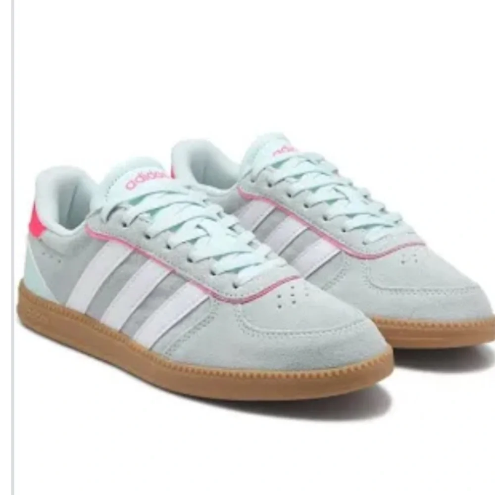Adidas Pastel Green and Pink Sneakers - Picture 1 of 3